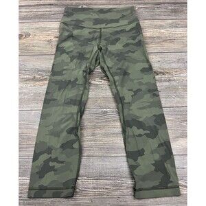 Lululemon Leggings Size‎ 6 Heritage 365 Green Camo Camouflage High Rise Yoga